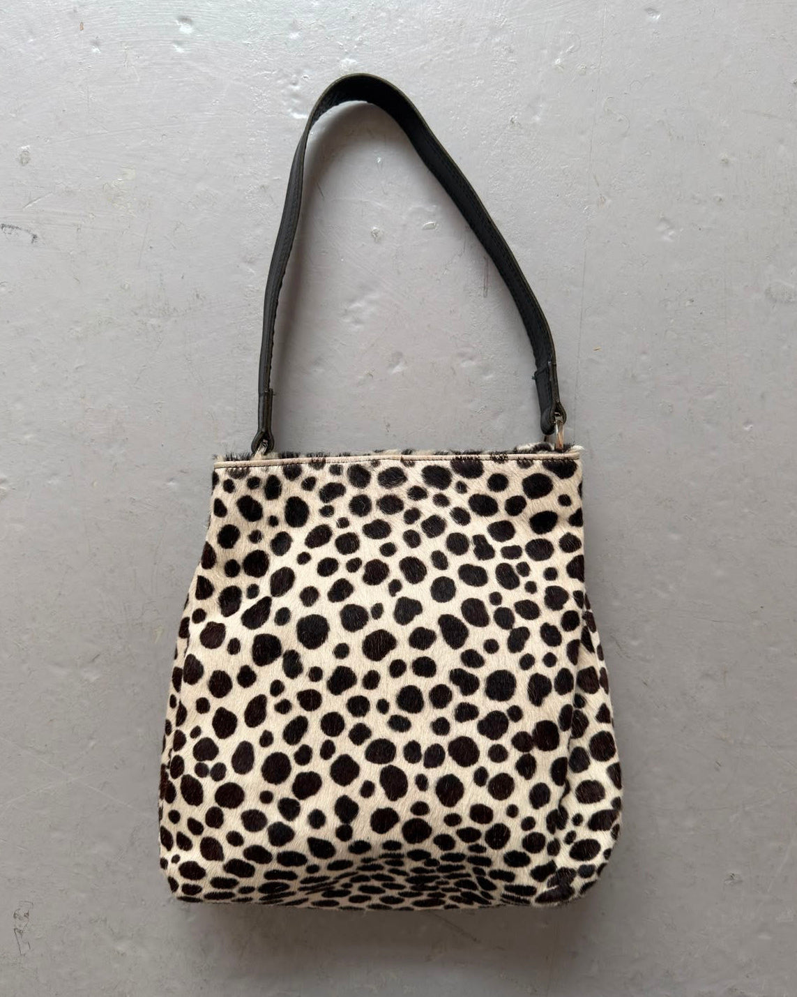 Dalmatian cowhide bag