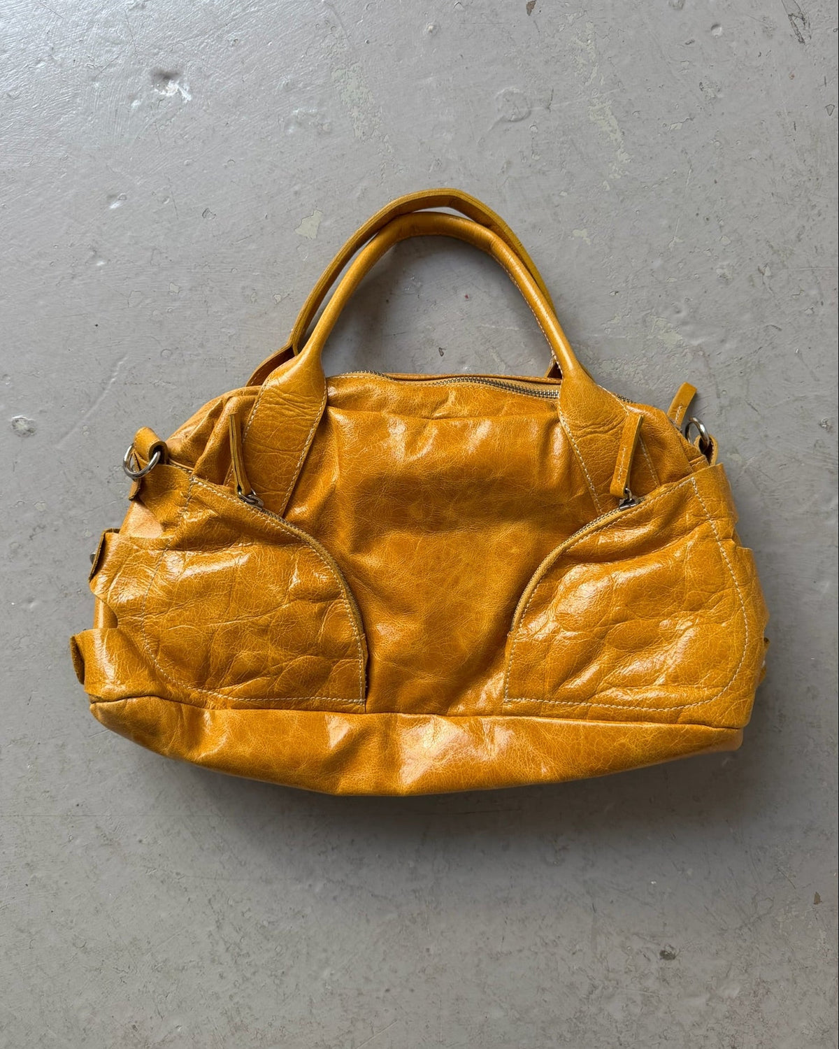 Mustard stud bag