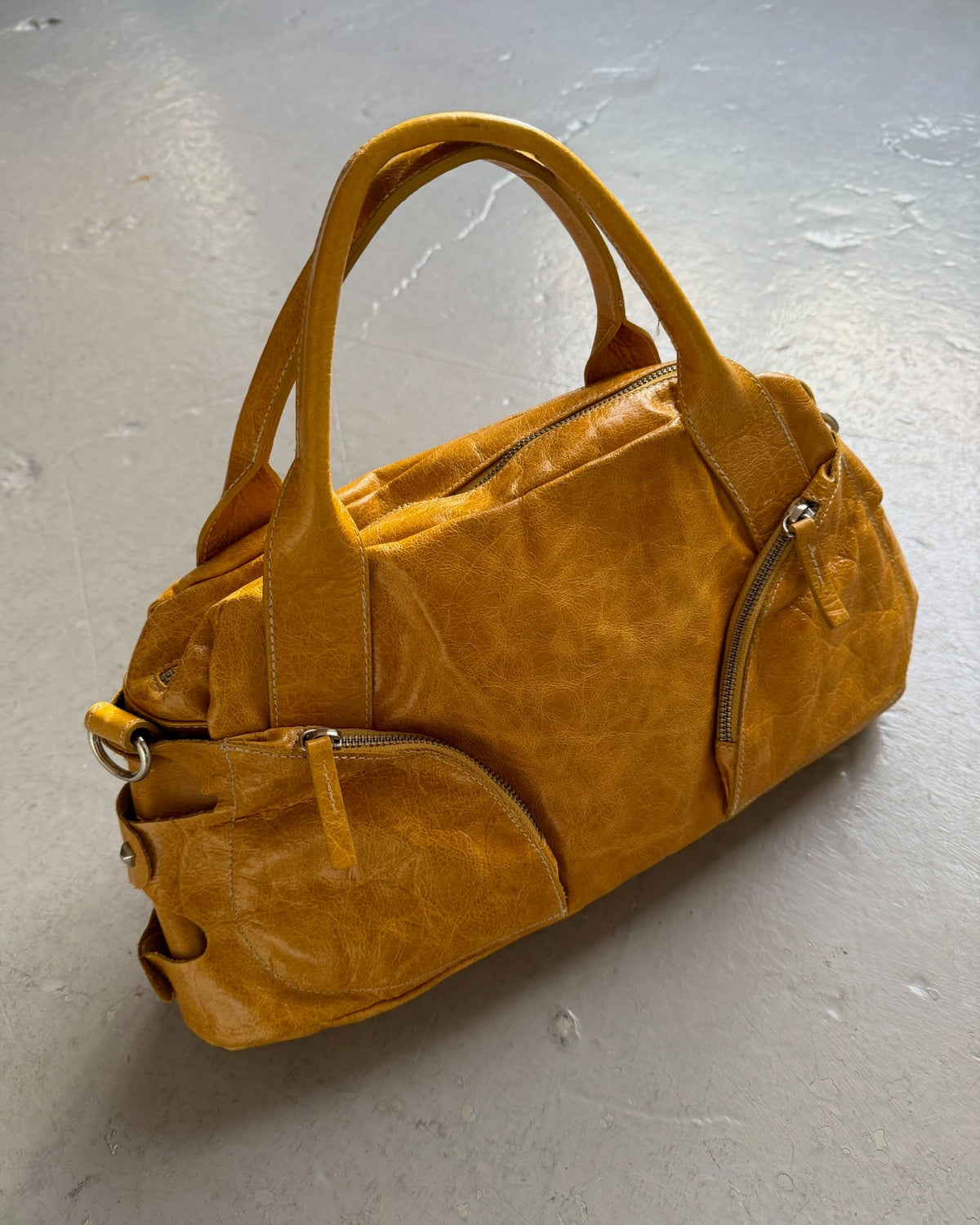 Mustard stud bag