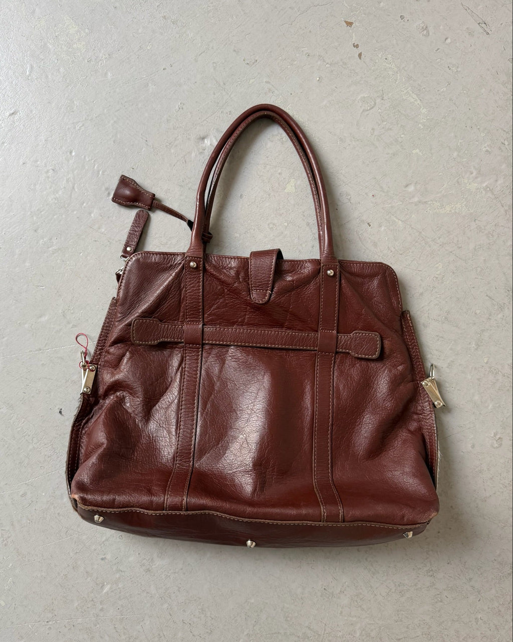 Cowhide large 2-way bag