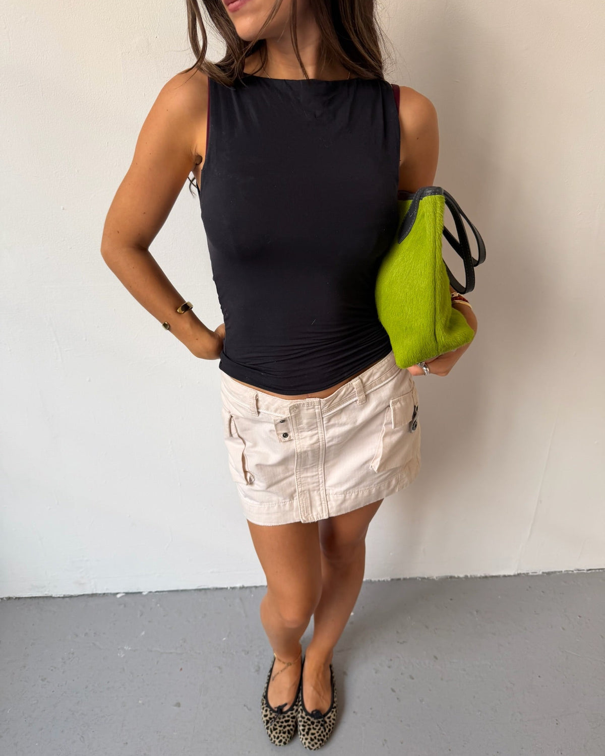 Diesel cargo mini skirt
