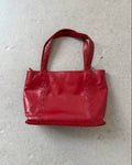 Red leather bag