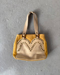 Moschino yellow stud bag