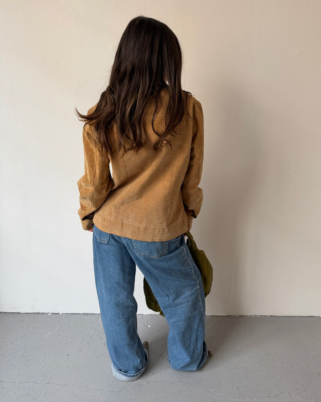 Tan suede jacket