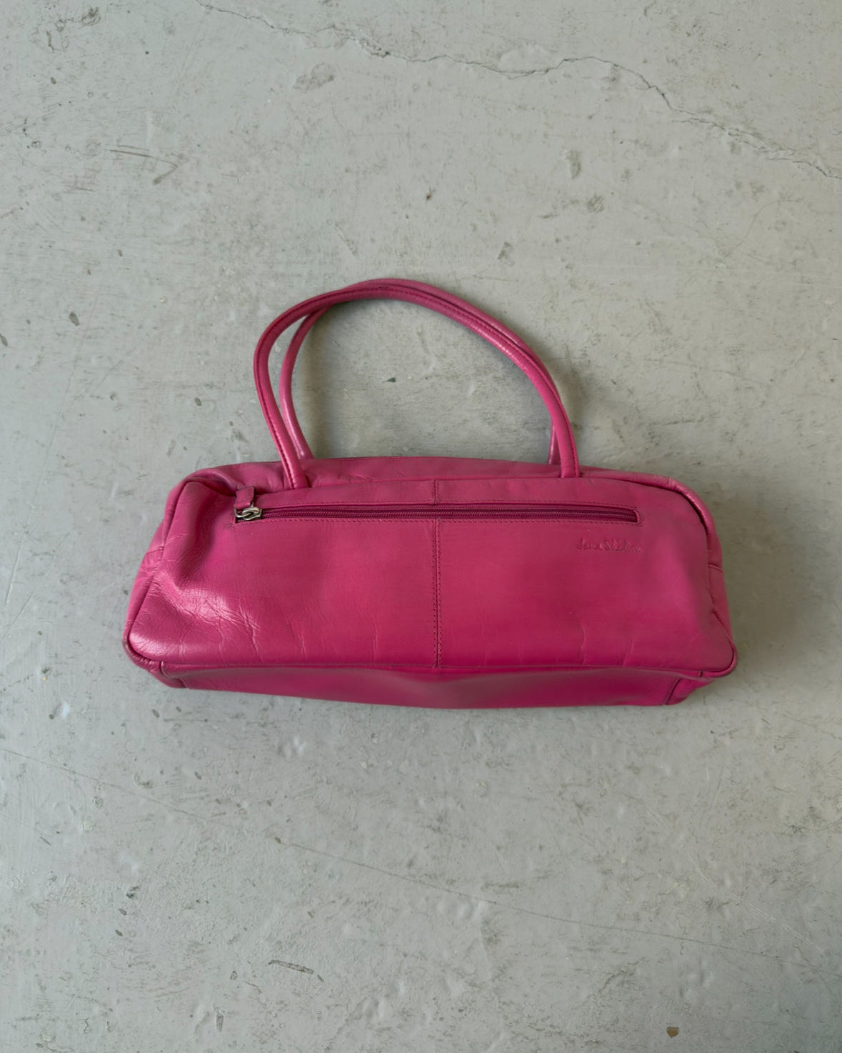 Pink polka dot bag