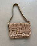 Snakeskin grey bag