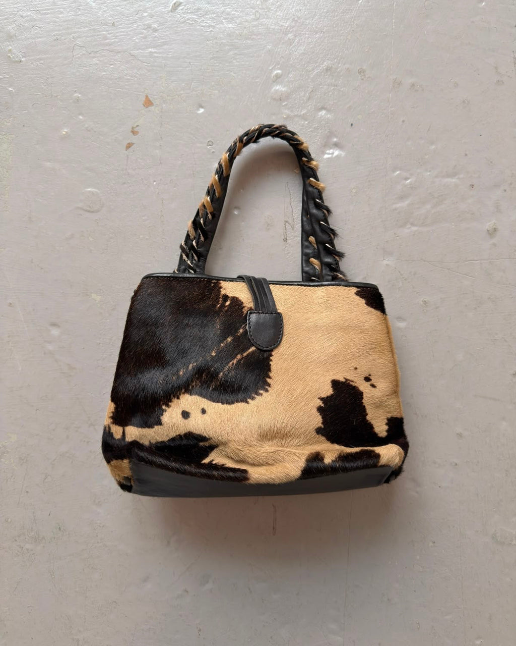 Mini cowhide bag