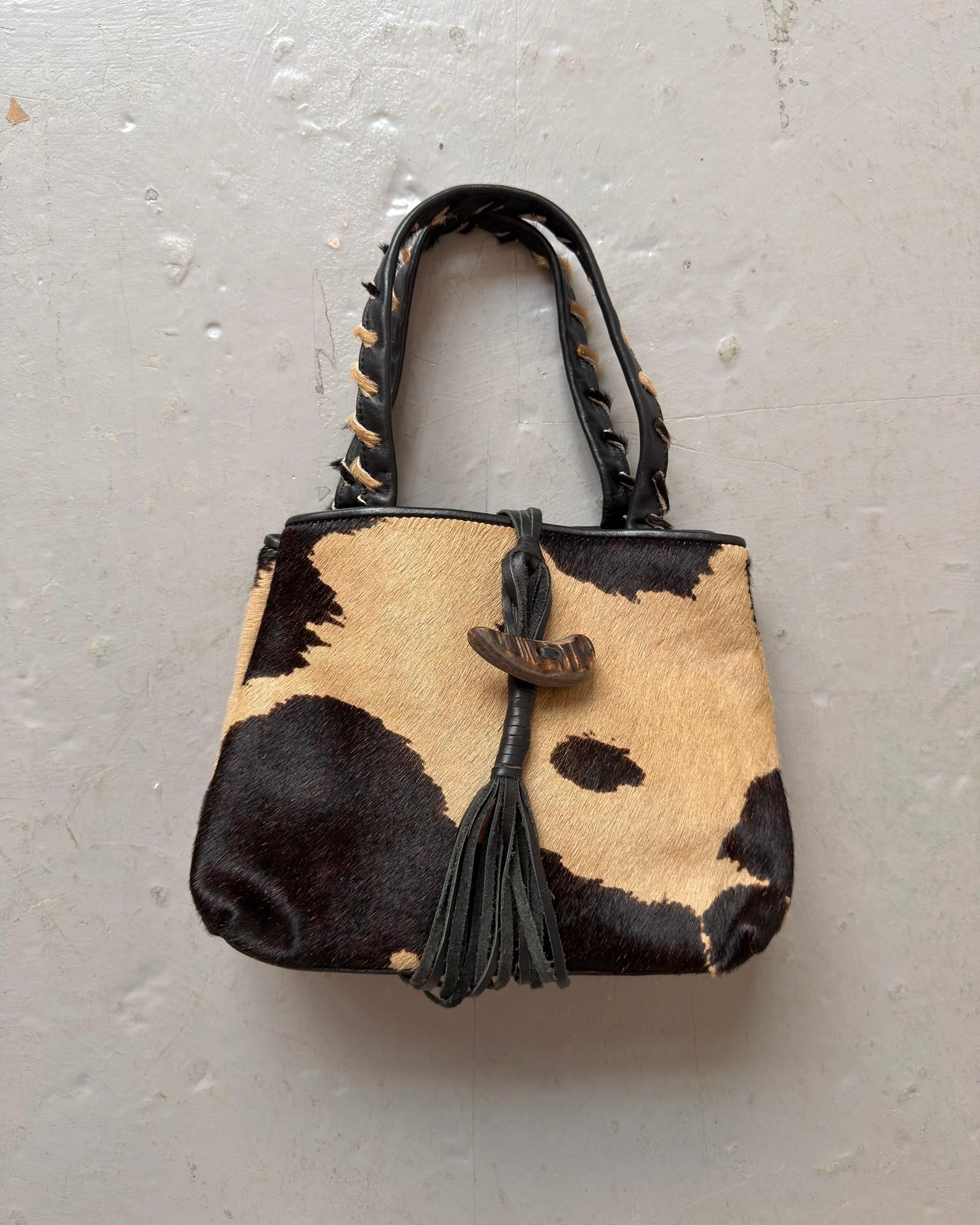 Mini cowhide bag